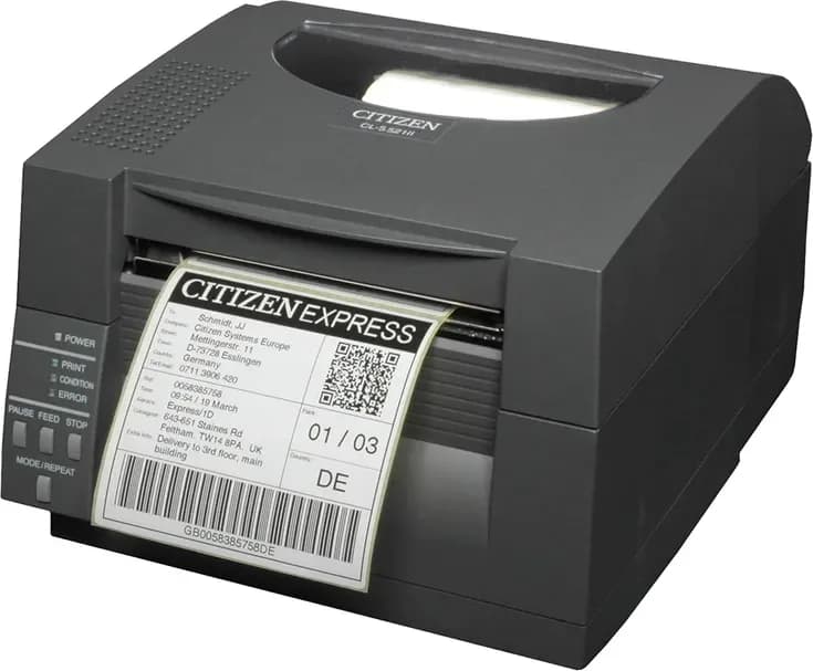 Citizen Systems CL-S521II — Mid-range 4-inch thermal transfer | sold, serviced and supported in India by Mindware Infotech