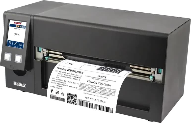 Godex HD830i — 8-inch wide industrial printer | sold, serviced and supported in India by Mindware Infotech