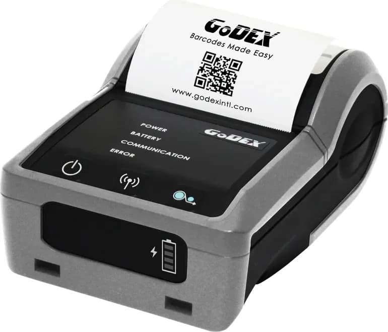 Godex MX30 / MX30i — 3-inch mobile label printer | sold, serviced and supported in India by Mindware Infotech