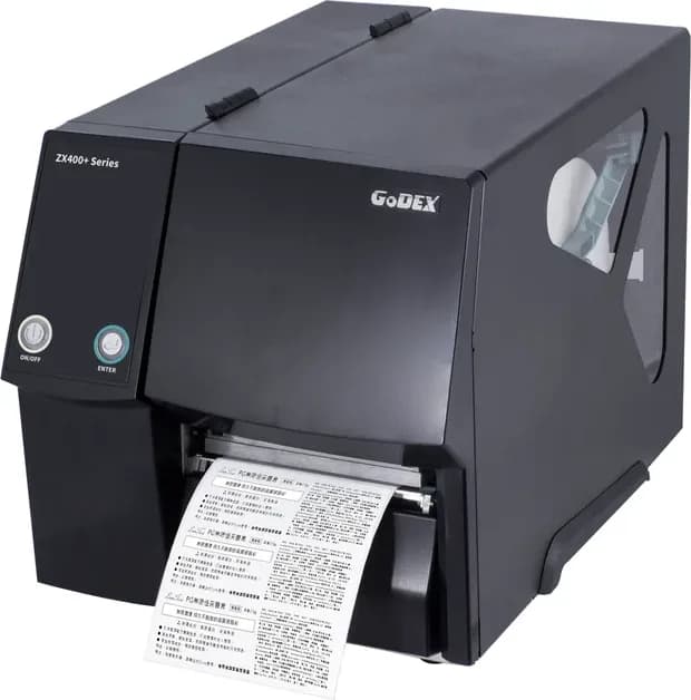 Godex ZX420 / ZX430 — Industrial printers with large touch display | sold, serviced and supported in India by Mindware Infotech