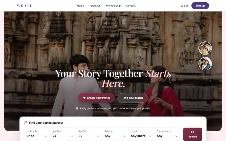 wrati.app homepage
